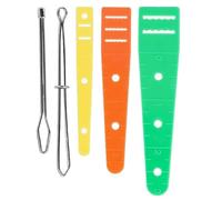 Outil d'enfile-ficelle à capuche, 5 pièces avec cordon de serrage, outil de guidage flexible en acier inoxydable avec système de conception à alimentation rapide, outils de réparation de vêtements