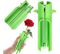 Outil d'enlèvement d'épines de rose,Outil d'enlèvement de feuilles Nettoyeur de fleurs Coupeur Magasin de fleurs Jardinage Arrangements floraux Tige propre Vert Nouvelles