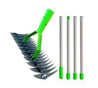 Outil d'enlèvement d'morte,Double Face Longue durée | Râteau Nettoyeur de Gazon - pour cultiver, ameublir Le Sol, niveler Les pelouses, Jardin, Balcon, Plantation en extérieur, Agriculture