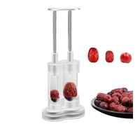 Outil dénoyauteur d' - vide-cerises et transparent, outil de dénoyautage à double trou, extracteur manuel pour cerises et , gadget de cuisine facile à utiliser pour cerises et