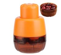 Outil dénoyauteur de cerises 7 en 1, outil portable pour dénoyauter les cerises, dénoyauteur léger de dattes rouges, outil à libération rapide pour la maison, la cuisine, parfait pour faire de la