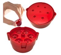 Outil Dénoyauteurs Cerises multiples,Plusieurs dénoyauteurs - Outil de dénoyautage de cerise à poussée le bas pour économiser de la main-d'œuvre,Extracteur de tournes de fruits