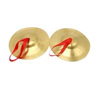 Outil d'enseignement de la musique - Ensemble de percussion en cuivre | Instruments d'éducation précoce Chapeaux et combinaison en cuivre | Matériau en laiton de qualité scénique à trois échelles