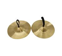 Outil d'enseignement de la musique - Ensemble de percussion en cuivre | Instruments d'éducation précoce Chapeaux et combinaison en cuivre | Matériau en laiton de qualité scénique à trois échelles