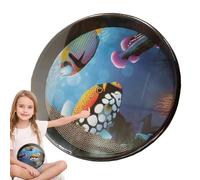 Outil d'enseignement de la Musique - Tambour Bongo pour , Tambour à Percussion Portable pour , Main pour Tout-Petits avec Sangle | Instrument de Musique éducatif léger, Son Confortable