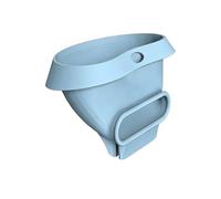 Outil d'entonnoir de cuisson - Entonnoir en silicone souple résistant aux déversements pour accessoires de batteur sur socle, conception facile à verser avec un matériau lavable au lave-vaisselle,