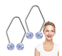 Outil d'entraînement à fossettes pour le visage - Pince de beauté - Shaper naturel - Appareil raffermissant la peau - Appareil portable pour l'entraînement cosmétique du visage et la définition des