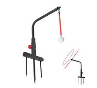 Outil d'entraînement au golf - Support pivotant réglable en hauteur, analyseur de mouvement de précision, constructeur de cohérence de conduite, luminaire léger et durable | Équipement de golf de
