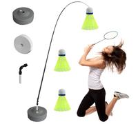 Outil d'entraînement de badminton : aide à l'entraînement au badminton, entraîneur de pour un joueur de badminton, appareil d'entraînement de badminton unique qui se