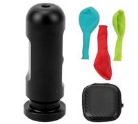 Outil d'entraînement d'égalisation de l'oreille en alliage en aluminium, outil de formation à l'égalisation de l'oreille, dispositif d'équilibre de pression d'oreille en alliage (Black)