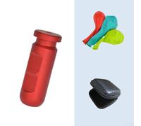 Outil d'entraînement pour l'égalisation des oreilles pour la plongée en apnée et la pêche à la lance, dispositif d'équilibre de pression en alliage d'aluminium avec rainure ergonomique, ballons inclus