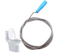 Outil d'épilation de canalisation de serpent, dissolvant bouchons cheveux serpent flexible et pliable 10, 5 pieds, dissolvant efficace bouchons pour toilettes, évier cuisine, sa