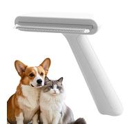 Outil d'épilation pour animaux de compagnie | Râteau de toilettage réutilisable en acier inoxydable | Brosse à fourrure pour chien et chat - Pour démêler, baigner, laver et enlever les nœuds pour