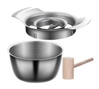 Outil d'épluchage de grenade - Dénoyauteur innovant avec bac de récupération, outil de cuisine durable | Parfait pour les amateurs de fruits, la famille, les amis, élimine les noyaux proprement