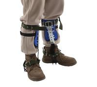 Outil d'escalade d'arbre réglable + gants de corde de sécurité de ceinture de sécurité