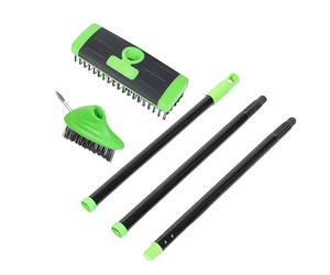 Outil Désherbeur Brosse Grattoir De Désherbage Avec Manche Réglable | Extracteur De Mauvaises Herbes Pour Trottoir, Fissures, Pavés, Allées, Terrasse, Pelouse, Cour, Jardin Et Cheminements