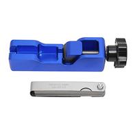 Outil d'espace de bougie d'allumage avec étrier Universal Hourde en métal de travail lourd pour 10 mm 12 mm 14 mm 16 mm NGK 6061 5671A BKR9EIX (Bleu)
