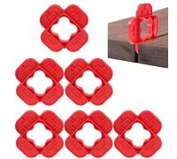 Outil d'Espacement pour Terrasse | Lot De 6 Outils Multi-Épaisseurs pour Écartement des Lames | Kit De Calage Précis pour Jardin Terrasse Garage Balcon Abri De Jardin Et sous-Sol
