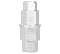Outil d'essieu hexagonal de moto Klanata, clé à reprise de roues et arrière pour arbre hexagone de 17 mm 22 mm 24 mm, gris argenté
