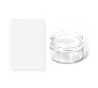 Outil D'estampage 'ongles En Silicone Haute Transparence Pour Un Positionnement Précis Du Et Une Compatibilité Élégante Avec Les Plaques 'ongles Tampon En Silicone Transparent