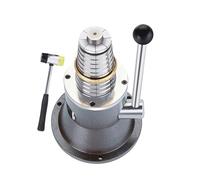 Outil d'étirement de bracelet à mandrin en acier avec marteau en caoutchouc for la fabrication et la réparation de bijoux(Gray)