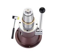 Outil d'étirement de bracelet à mandrin en acier avec marteau en caoutchouc for la fabrication et la réparation de bijoux(Burgundy)