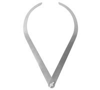 Atyhao Outil d'étrier d'argile, Outil de poterie de Mesure en céramique de Calibre en Acier Inoxydable de 10 Pouces à Jambe courbée pour la Sculpture de modelage de Sculpture en Argile