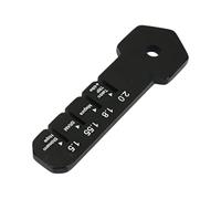 Outil d'étriers de disque de frein pour vérifier le diamètre et l'épaisseur de l'usure du rotor sur les vélos - Mesure 2.0 1.8 .55 .5 - Caractéristiques : outil de mesure d'usure du rotor