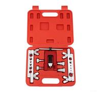 Outil d'évasement manuel pour tube en cuivre, extenseur métrique de 3 à 16 mm avec adaptateur chromé, construction en alliage d'acier, boîte de rangement incluse