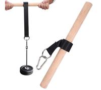 Outil D'exercice De Poignet - Poignée En Bois Pour Entraîneur De Force De L'-bras, Système D'équipement De Résistance Robuste, Accessoire D'entraînement Musculaire Durable | Choix Idéal Pour Une