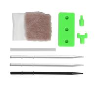 Outil d'expérimentation de physique - Kit de tiges de friction électrostatiques - Ensemble d'expériences d'électrification par friction pour la recherche en physique - Kit de tiges de friction