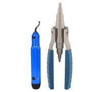 Outil d'extension de tuyau en cuivre, usiné CNC de précision, extenseur de tube manuel robuste avec kit d'ébavurage pour la réparation de climatiseurs de réfrigération CVC de 6 mm