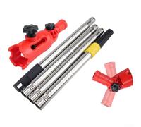 Outil d'extension pour support de brosse à rouleau avec pince de 39 mm et joint entièrement rotatif à 180 degrés pour peinture de précision (B)