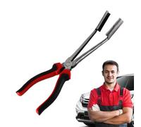 Outil d'extraction de bougie d'allumage de voiture - Jeu de clés magnétiques multifonctions avec poignée ergonomique, retrait et sertissage sécurisés des connecteurs | Outil de réparation de