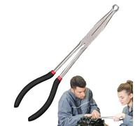 Outil d'extraction de bougies : pince professionnelle pour connecteurs électriques, outil d'entretien 11 pouces avec poignée antidérapante, extracteur de colliers de serrage long