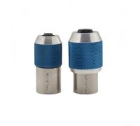 Outil d'extraction de douille de robinet réglable avec mâchoires réglables pour robinets, alésoirs et extracteurs de vis, compatible avec les clés à entraînement carré de 3/8" et #6 vers (bleu)