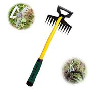 Outil d'extraction de mauvaises herbes mis à niveau 2024, outils de jardinage manuels multifonctionnels, outils de jardinage for cour et jardin, 11 dents, outils de jardinage manuels à double usage av