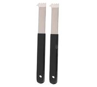 Outil d'extraction de pavé, outil de retrait de pavé en acier allié robuste avec grattoir à micro-dents pour soulever des blocs de pierres de briques enfoncées dans le jardin, la