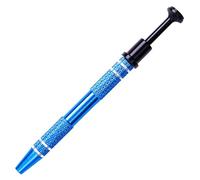 Outil d'extraction de puces IC, extracteur composants électroniques, bijoux en diamant, pincettes à griffes for petites pièces, outils manuels ramassage Pour Circuits, Outils(S4-1pcs-blue)