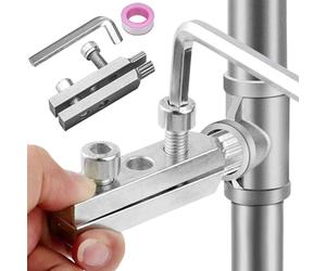 Outil d'extraction de tuyau cassé, extracteur de robinet multifonctionnel 4/6, équipement de pompe pour chauffe-eau, expansion, douche, arroseur, tuyauterie, kit d'outils de réparation de plomberie