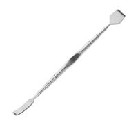 Outil D'extraction Double Tête pour Points Noirs, Acier Inoxydable | Usage Visage et Front, Format Portable Réutilisable, pour Maison et Voyage, Finition Argentée