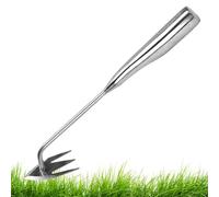 Outil d'extraction Weeder : désherbant, extracteur de manuel, griffe de jardin à long manche | Puller de pissenlit à usage intensif, panier d' à gazon, à gazon