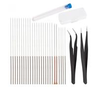 Outil d'imprimante 3D universel, Kit de 28 pièces avec clé, pincettes, brosse nettoyage, aiguille buse