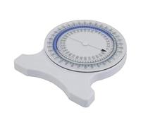Outil d'inclinomètre à bulles | Outil de mesure de goniomètre de traitement physique, de mesure de la plage de mouvement sans fuite pour la salle de classe du bureau à domicile, rotation à 360 de