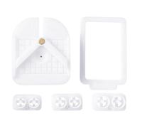 Outil d'incrustation de poteaux en argile - Outils d'incrustation de tiges de boucles d'oreilles pour argiles - Accessoires faits maison pour la fabrication de bijoux pour filles, femmes, petites