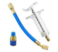 Outil D'injecteur D'huile AC, Remplissage De Réfrigération De Précision, Injecteur Liquide À L'épreuve De Fuite | Capacité De 30 Ml Et Filetage SAE De 1/4 "| 1 Ensemble, Pour L'automobile, Le VR Et Us