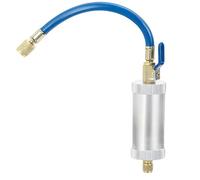 Outil d'injection d'huile de réfrigérants en métal solide A C avec filetage 1/4 Convient pour les réfrigérants R134A R 12 600PSI à 3000PSI a C Injecteurs d'huile réfrigérants