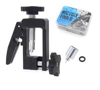 Outil d'insertion d'aiguille de frein 2 en 1 amélioré avec coupe-tuyau hydraulique pour vélo, VTT, vélo de route, olive, banjo