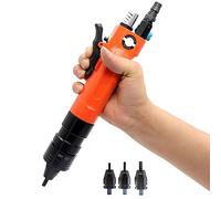 Outil d'insertion de pistolet à rivet pneumatique pour M3 M4 M5 M6 M8 M10 - Riveteuse efficace et puissante avec tête allongée