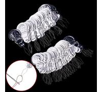Outil D'insertion De Point De Couture De Machine À Main D'enfileur D'aiguille De Fil D'arc De Ruban De 100 Pcs/Lot Pour Des Machines À Coudre De Main 41*17*0.4mm